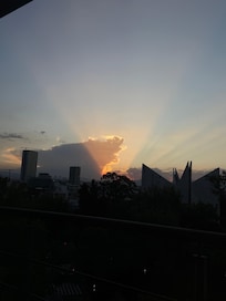 Sunset from the patio