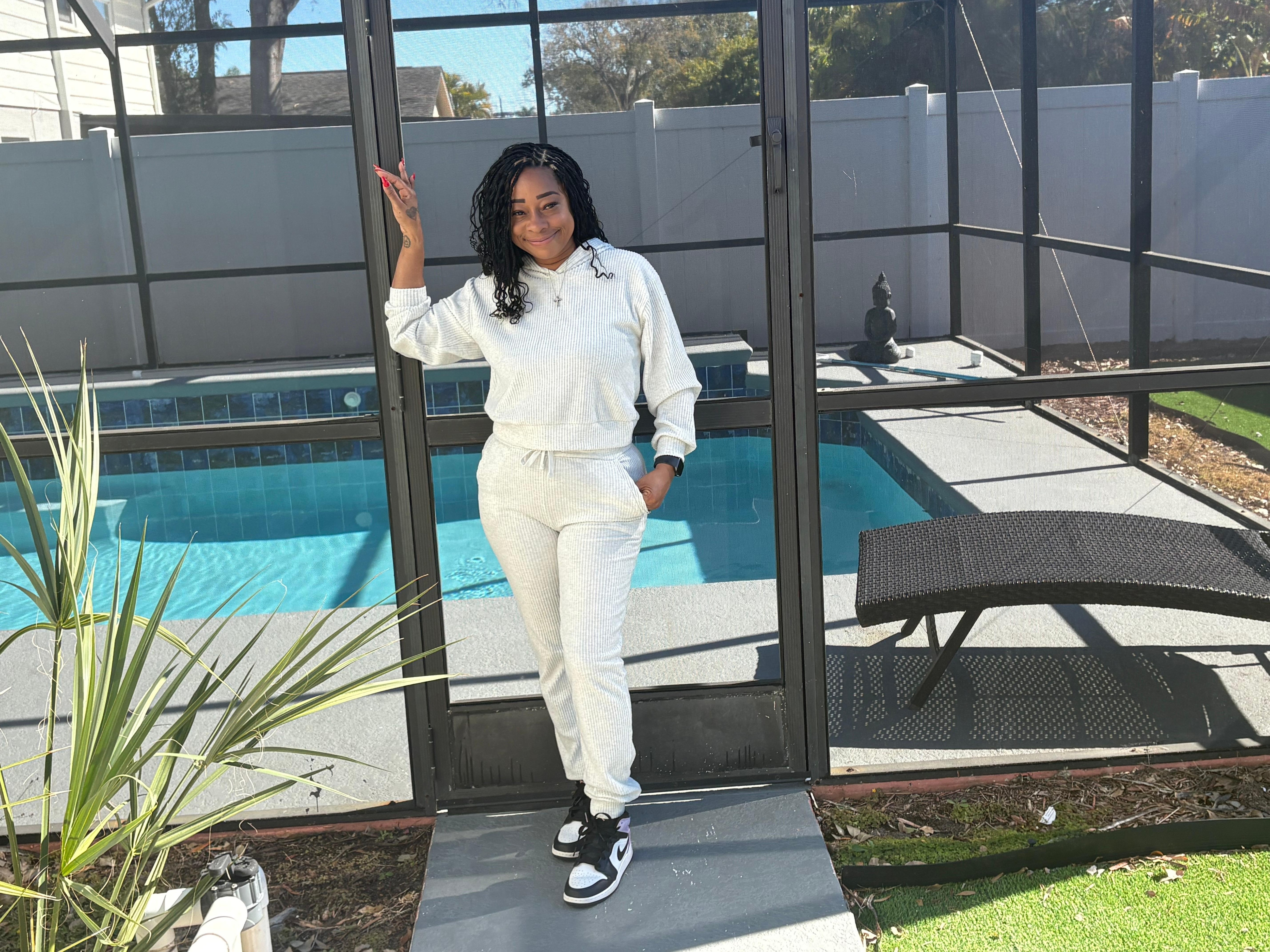 Me enjoying the property 