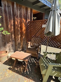 Cute patio area