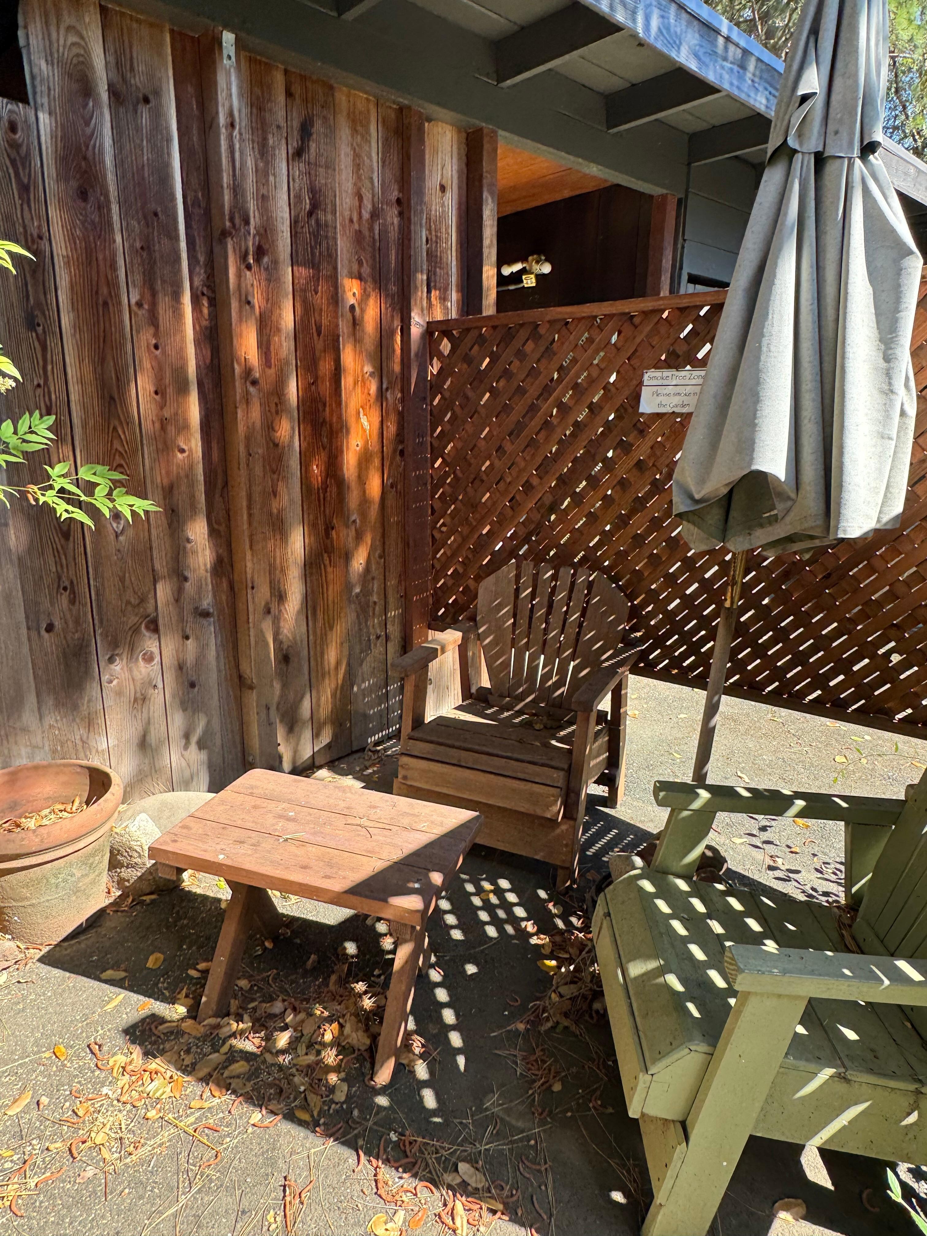 Cute patio area