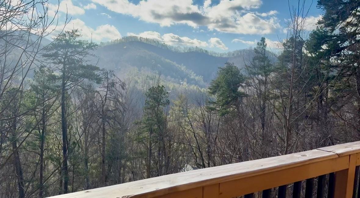 The view from the deck