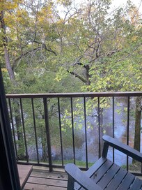 Photo from the master bedroom looking at balcony!