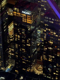 View of Hotel and Rooms from CN Tower Observation Deck