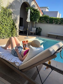 BLISS by the pool and spa is TRUE relaxation.