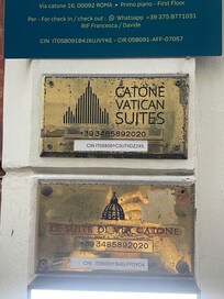 Plaque on building wall, lets you know that you’ve arrived
