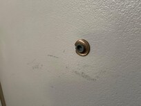 Scuff marks on walls
