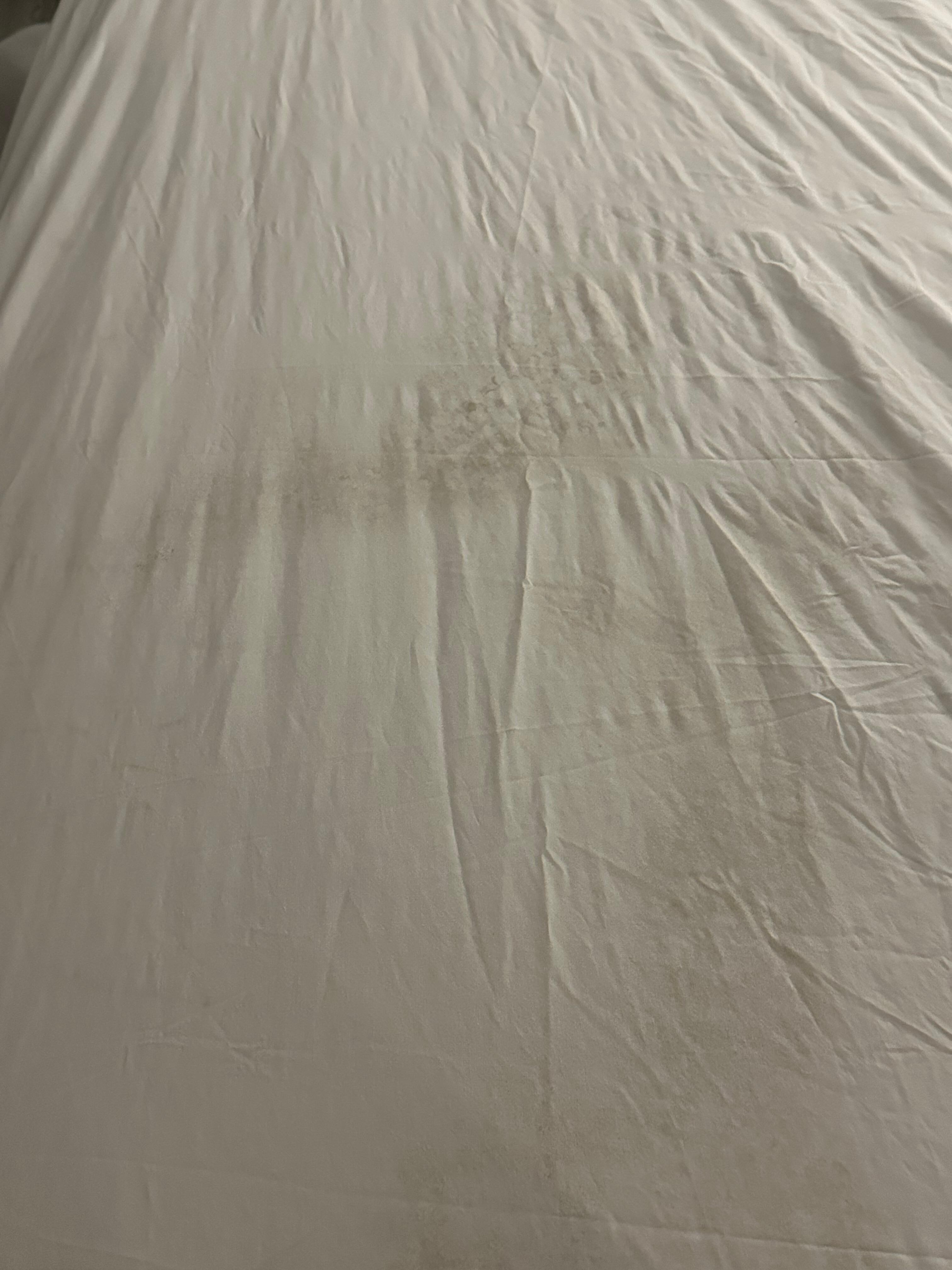 Stains in sheets
