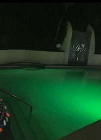 Pool at night