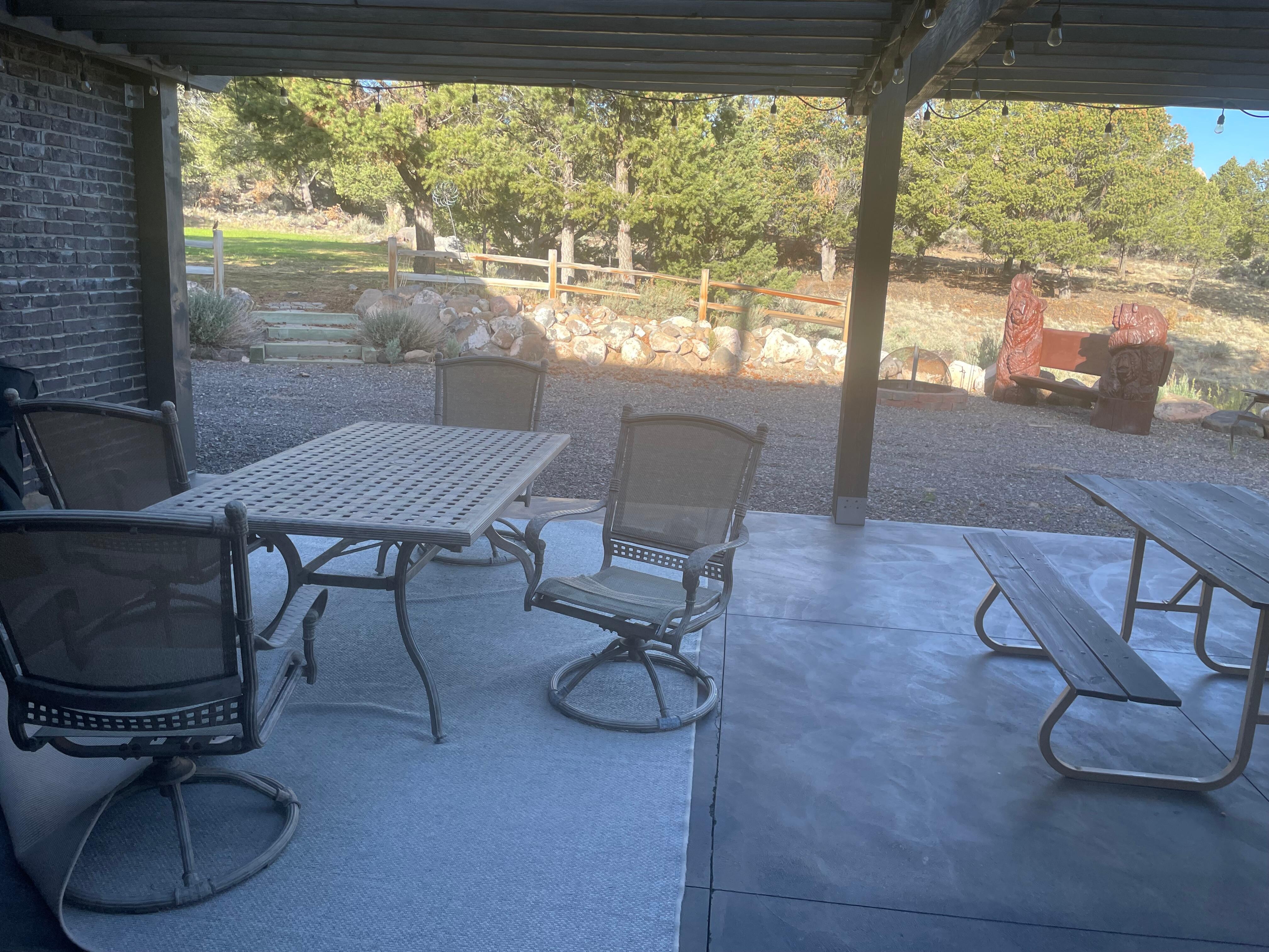 Back door patio