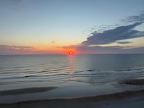 Last day sunrise. The 10th floor balcony ocean view.