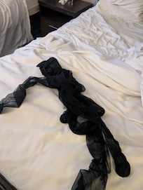 This was found when I opened the hide a bed. Not impressed.