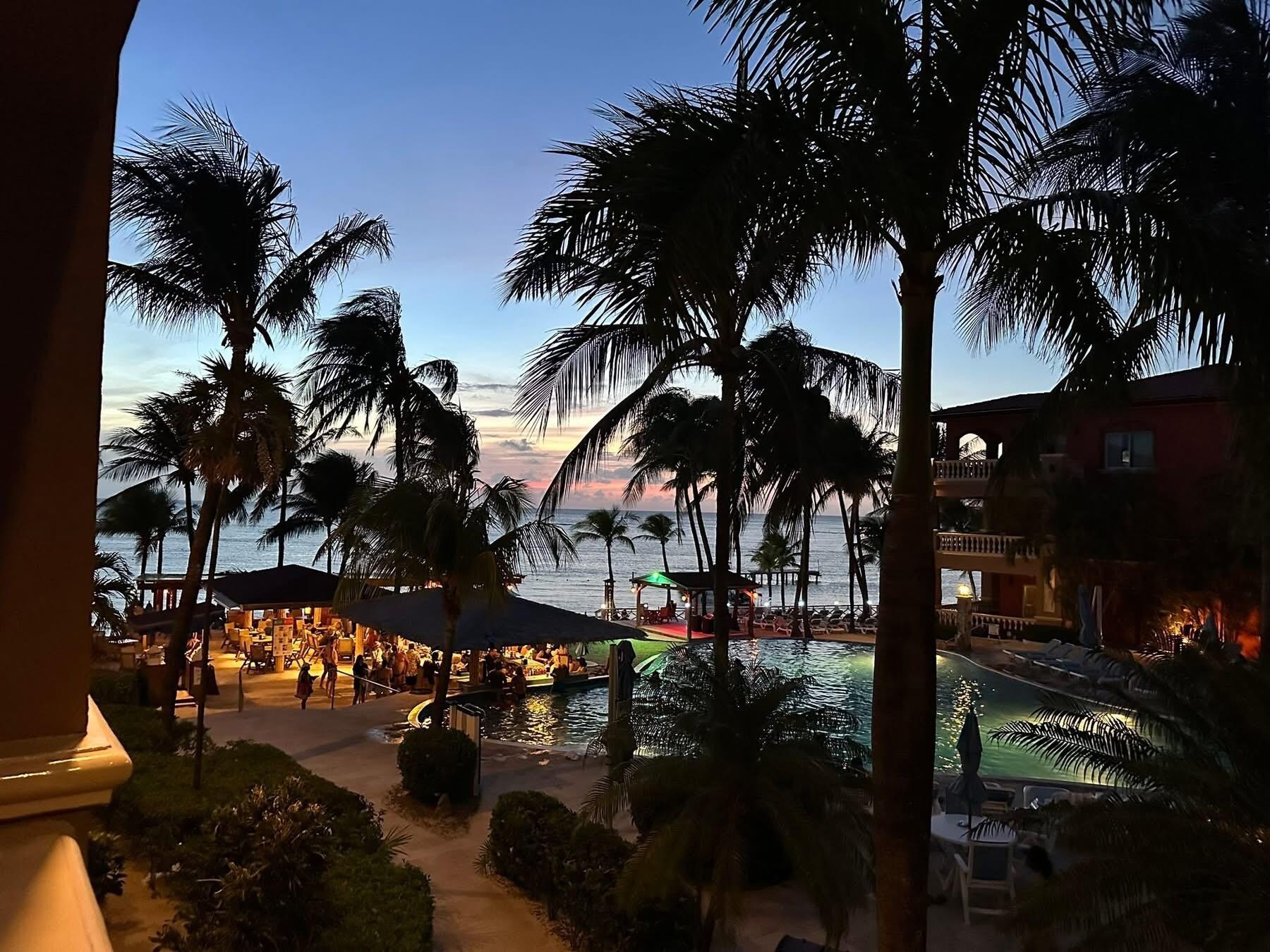 View from balcony 
