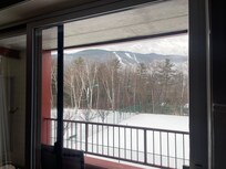Can see a Ski resort out your deck door