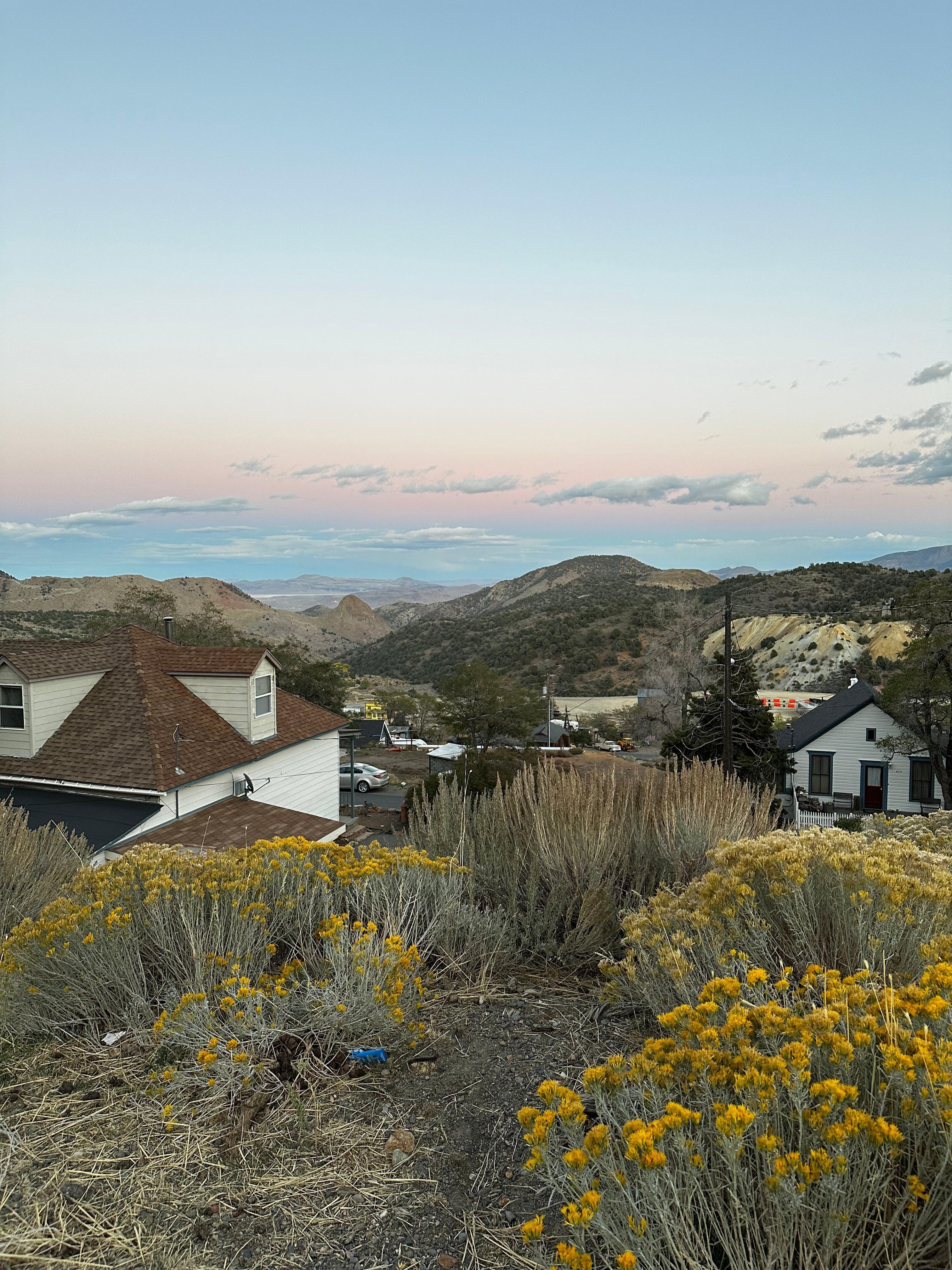 This is the view from the motel.