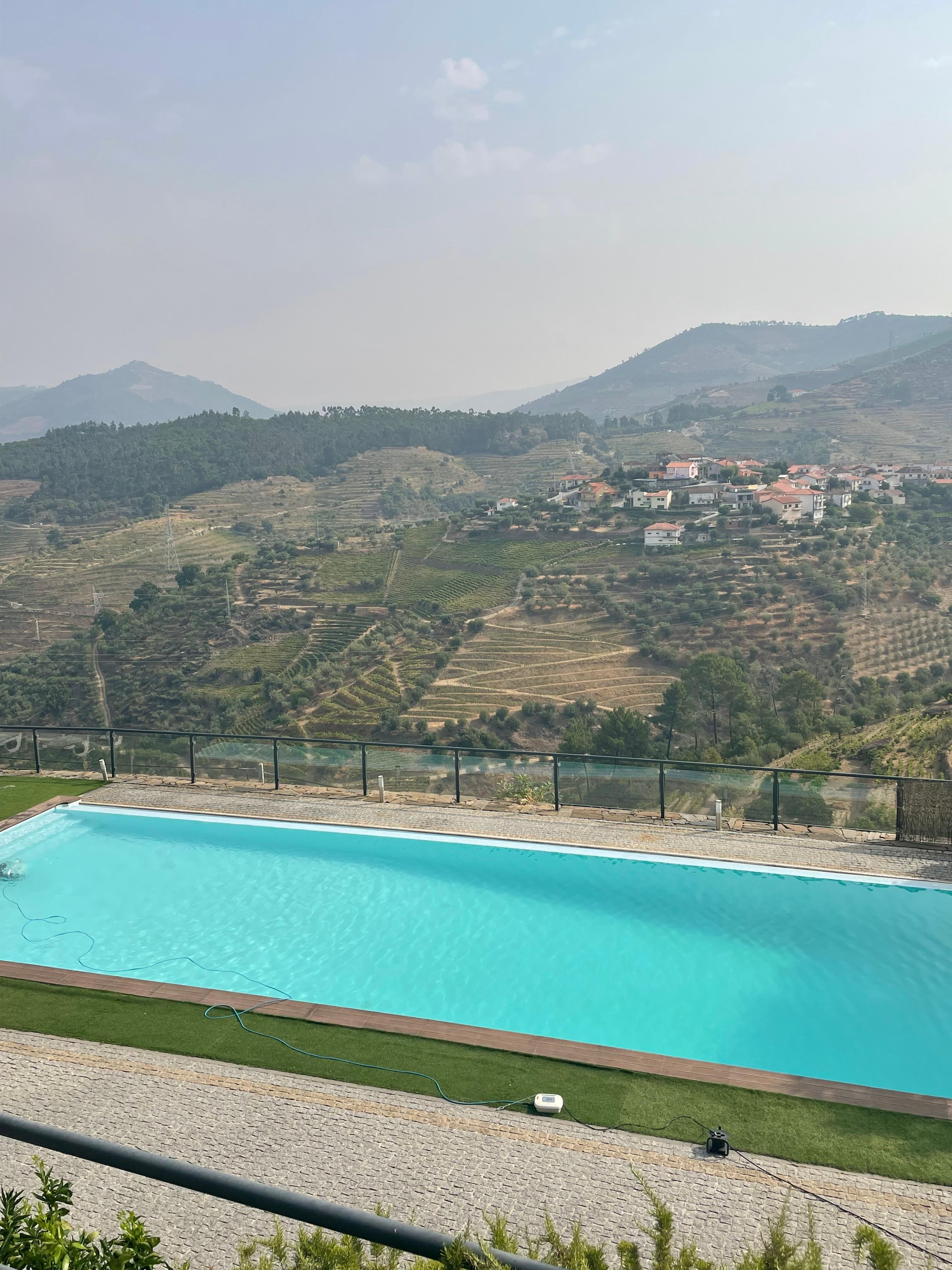 Vista de la puscina