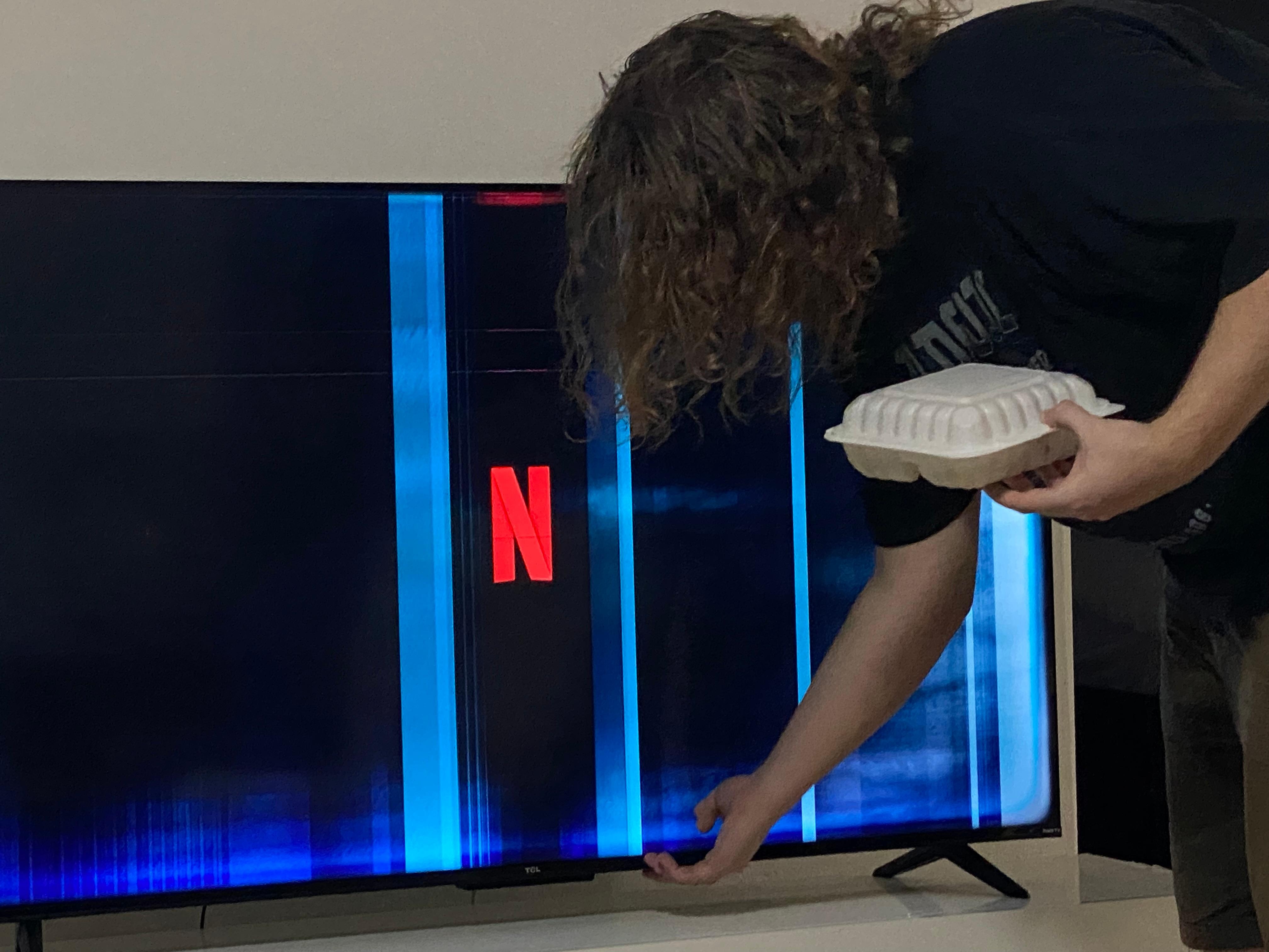 This was one of the TVs. The other one had sound but no picture