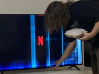 This was one of the TVs. The other one had sound but no picture