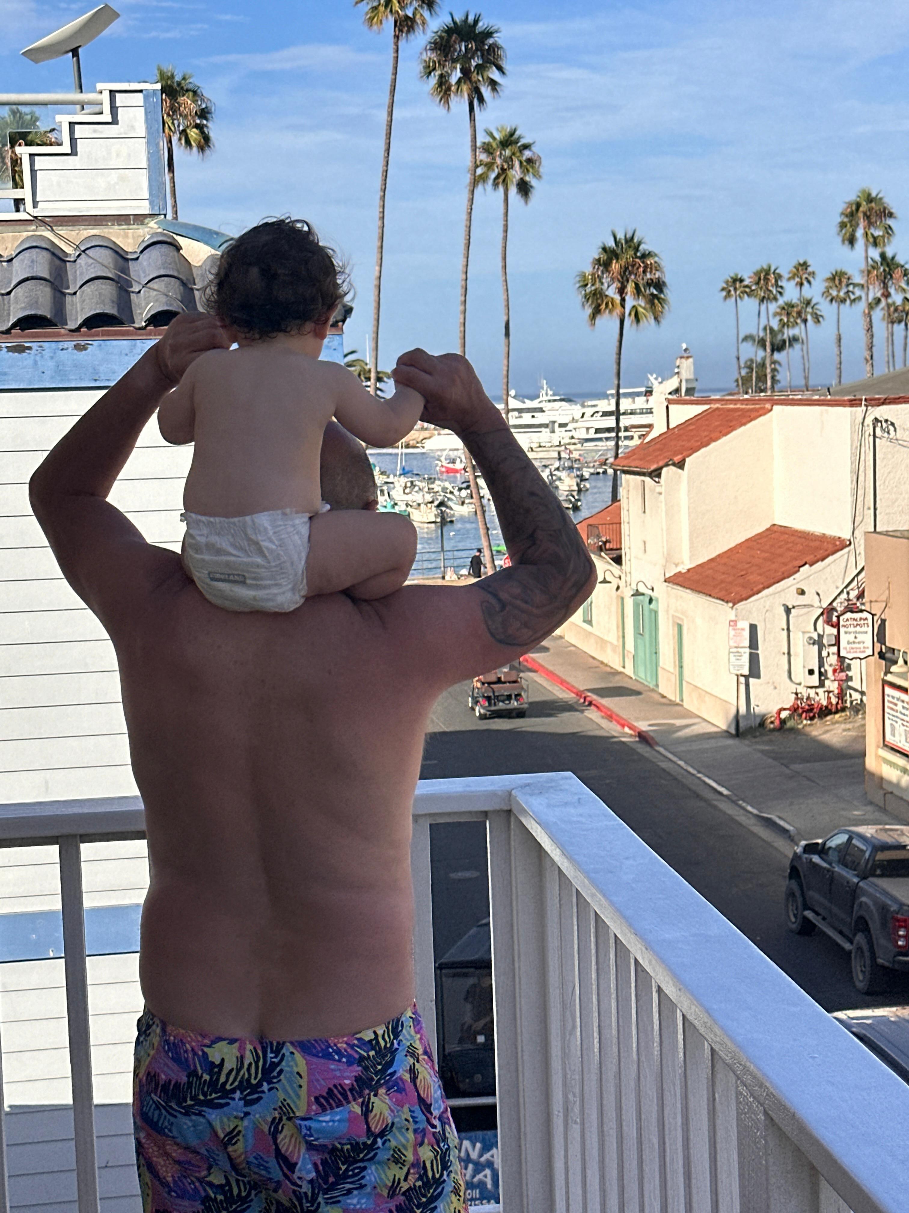 Loving the views and people watching! 