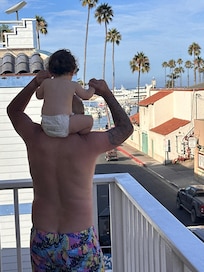 Loving the views and people watching!