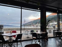 View from the restaurant