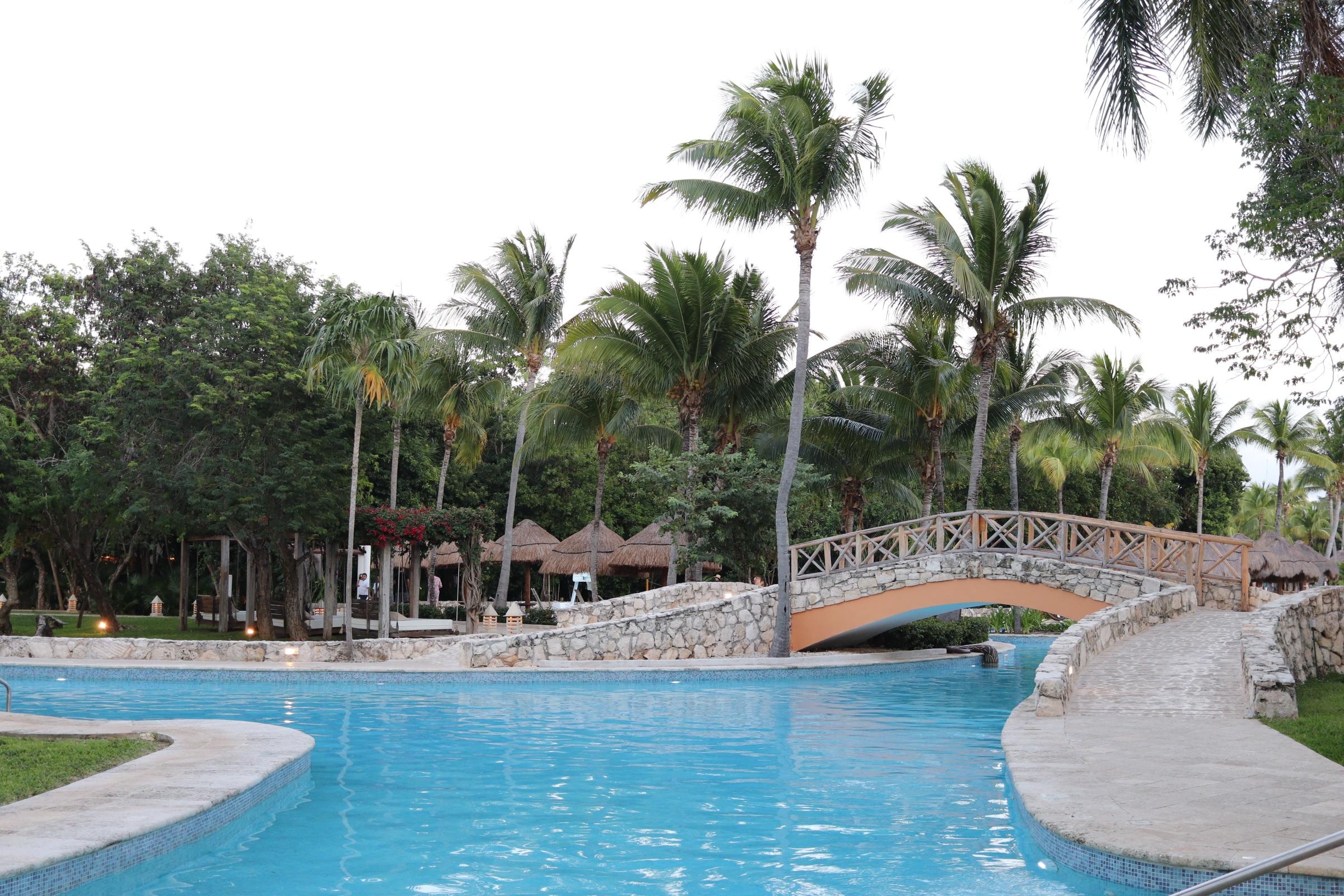 the pool
