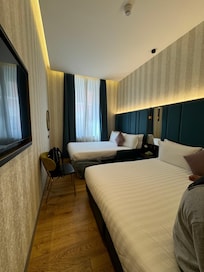 Room entrance. They made the room for us so the sofa bed could accommodate all 4 of us