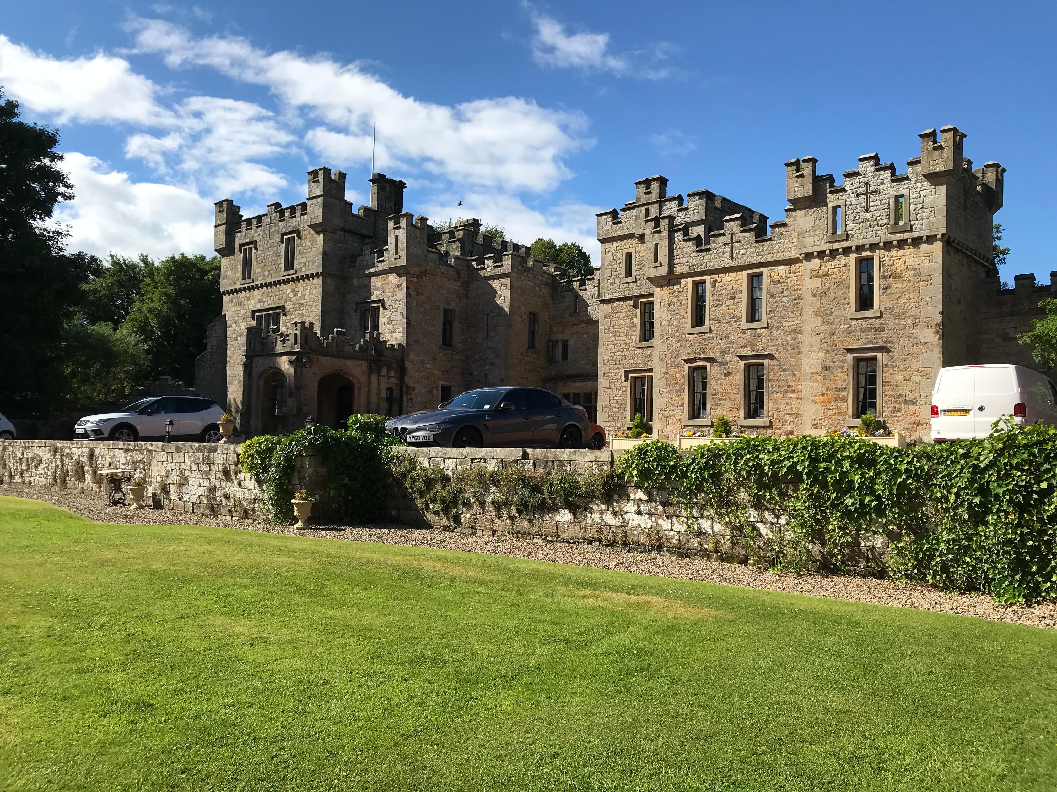 The beautiful Otterburn Castle.