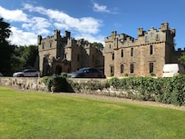 The beautiful Otterburn Castle.