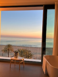 Vue de notre chambre au réveil