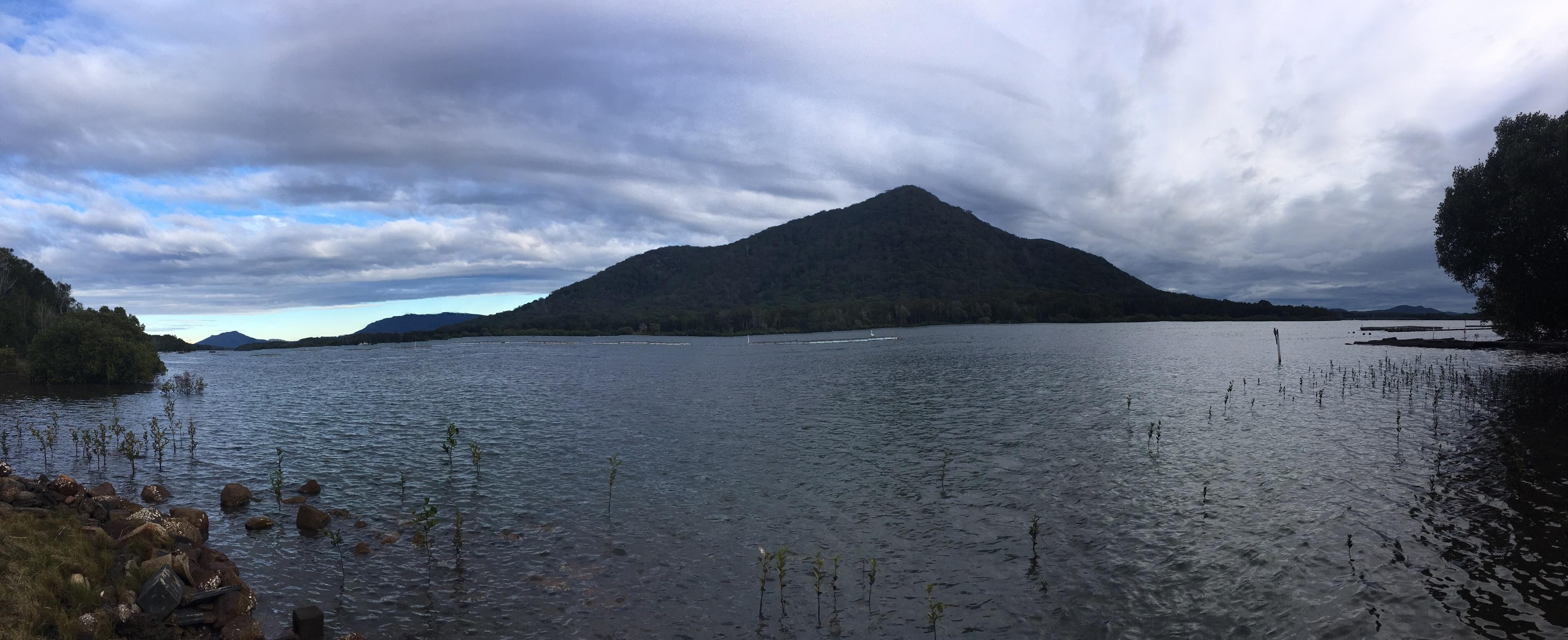 At the end of the park, a beautiful spot