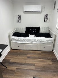 Pulls out to king size bed