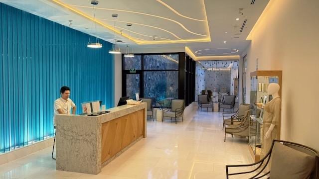 Hotel Spa, also entrance to fitness center