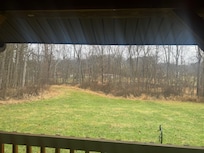 The front porch view in the morning