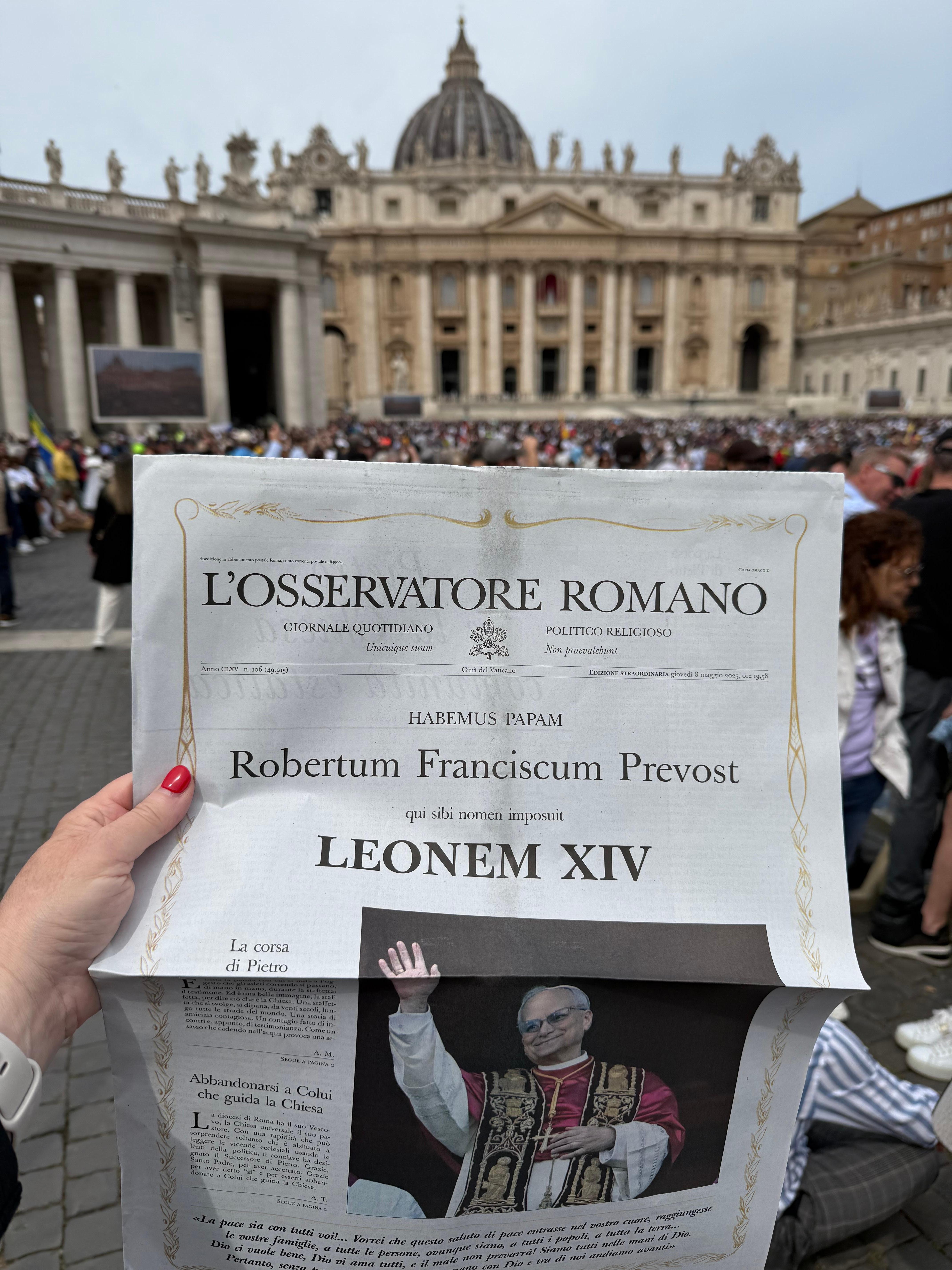 Sunday 5/11/25 in St Peter’s Square just a 20 min walk from the apartment