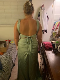 Bed that looked slept in.