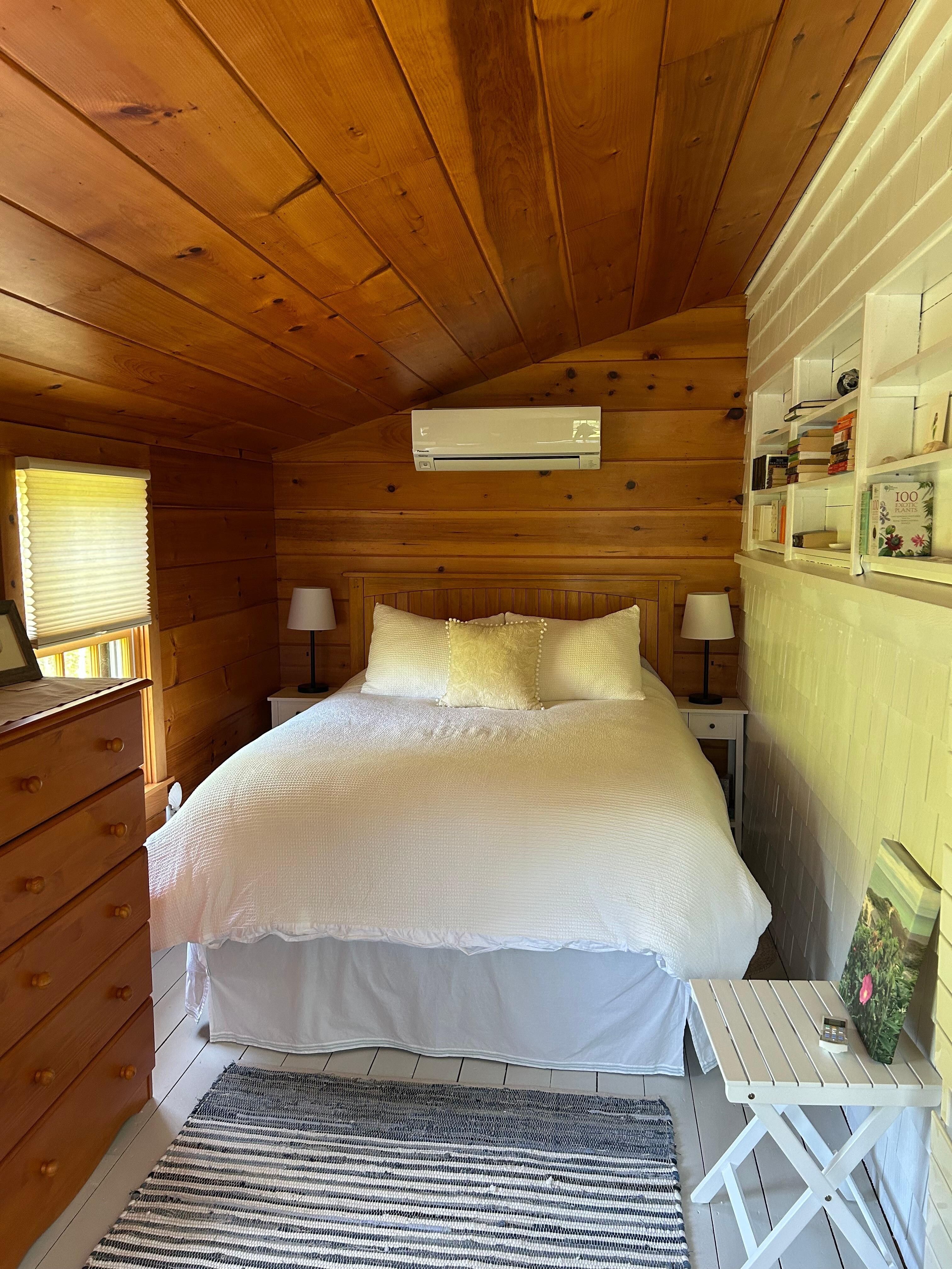 Bedroom off the kitchen (there is also a much larger bedroom downstairs)