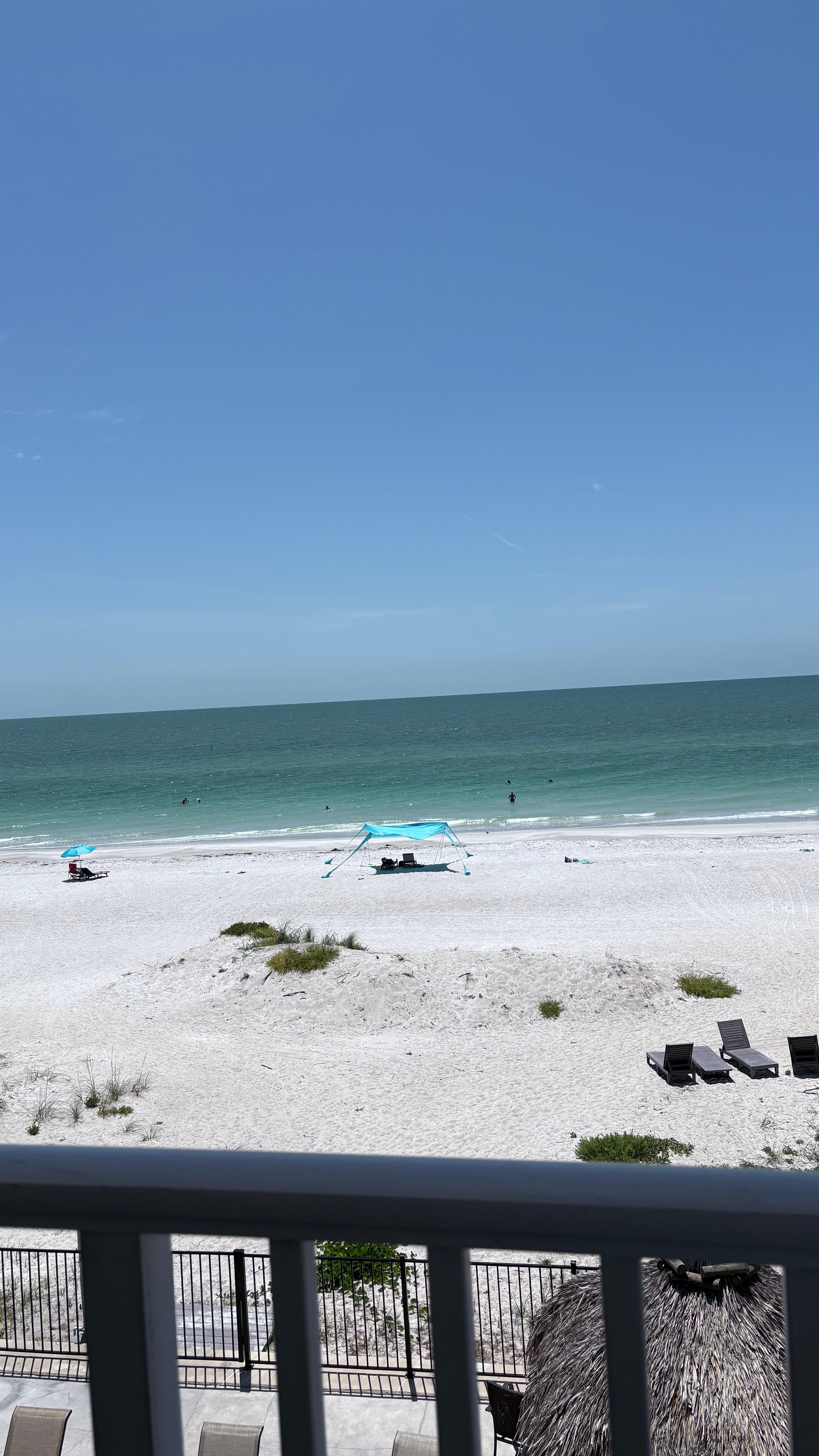 From the balcony