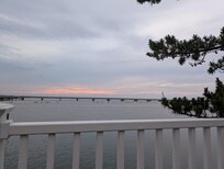 Evening view from the deck