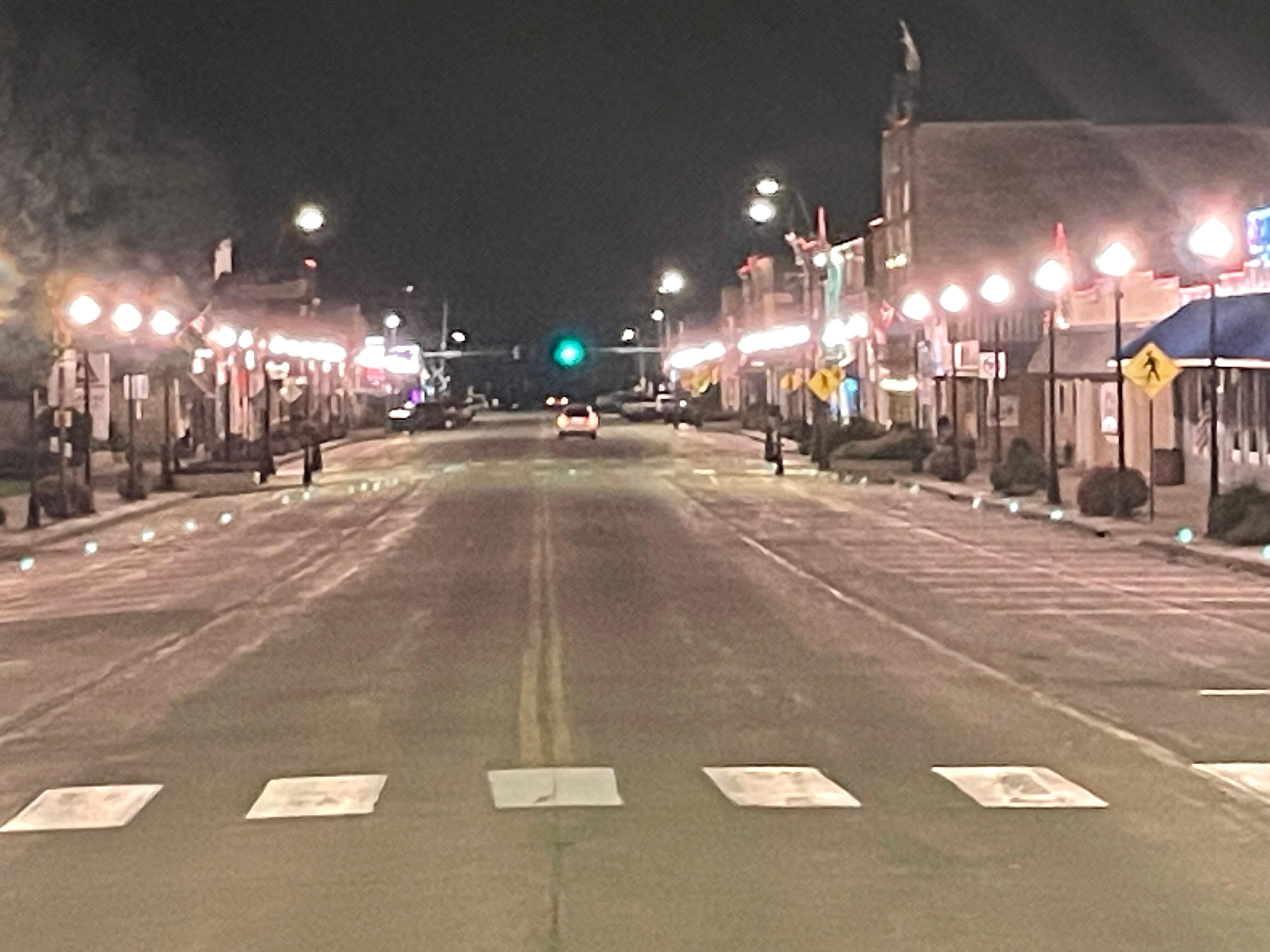 Main Street at night