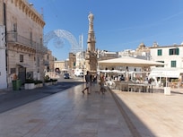The square at Ostuni