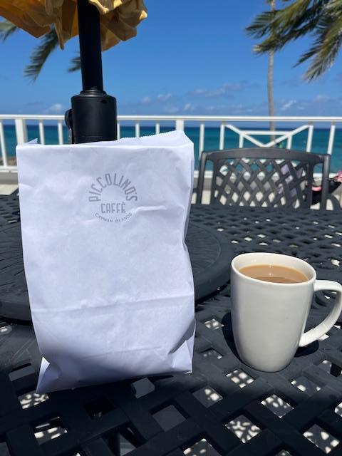 Coffee and a muffin from Piccolino's cafe on property!