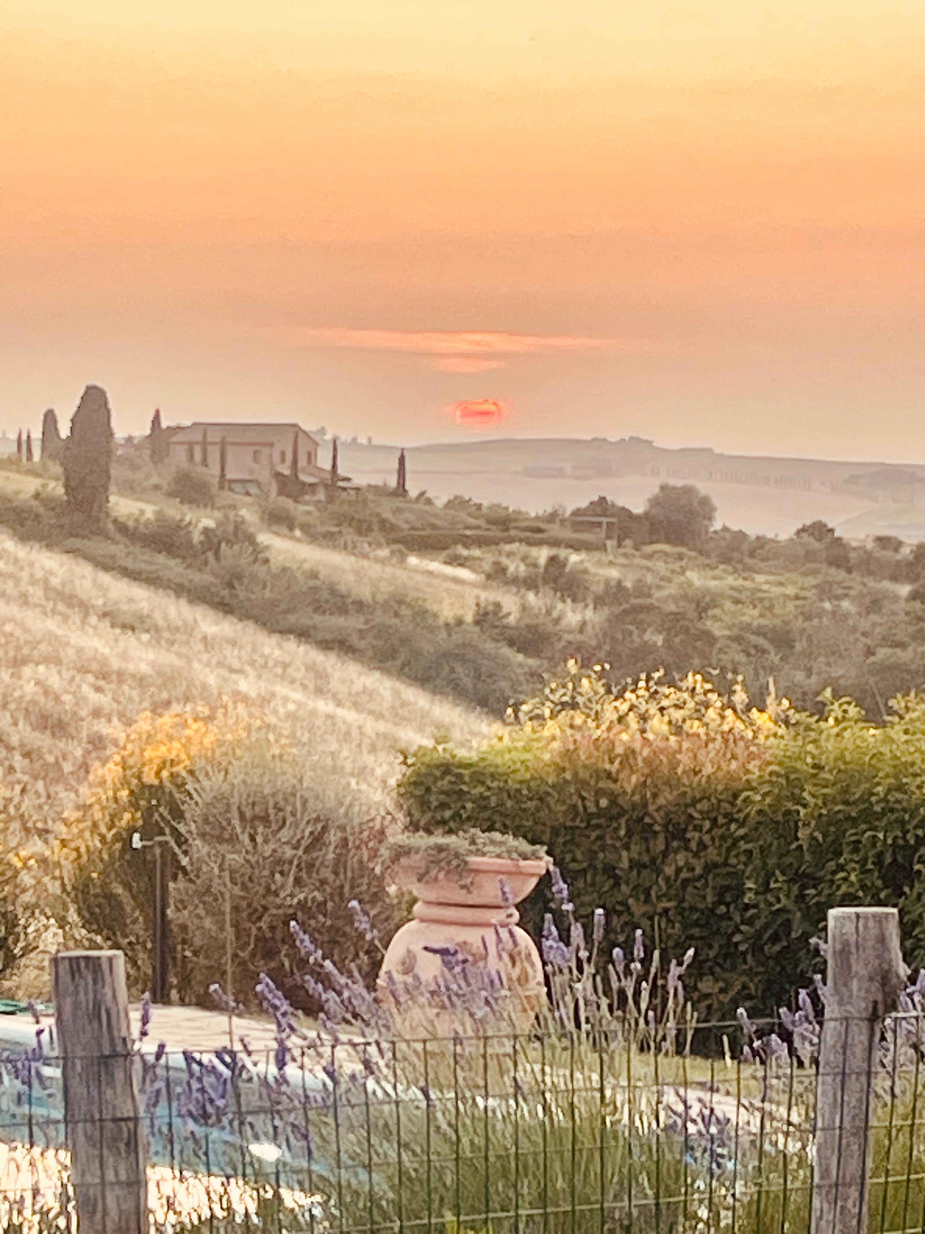 Was für ein toller Sonnenuntergang 