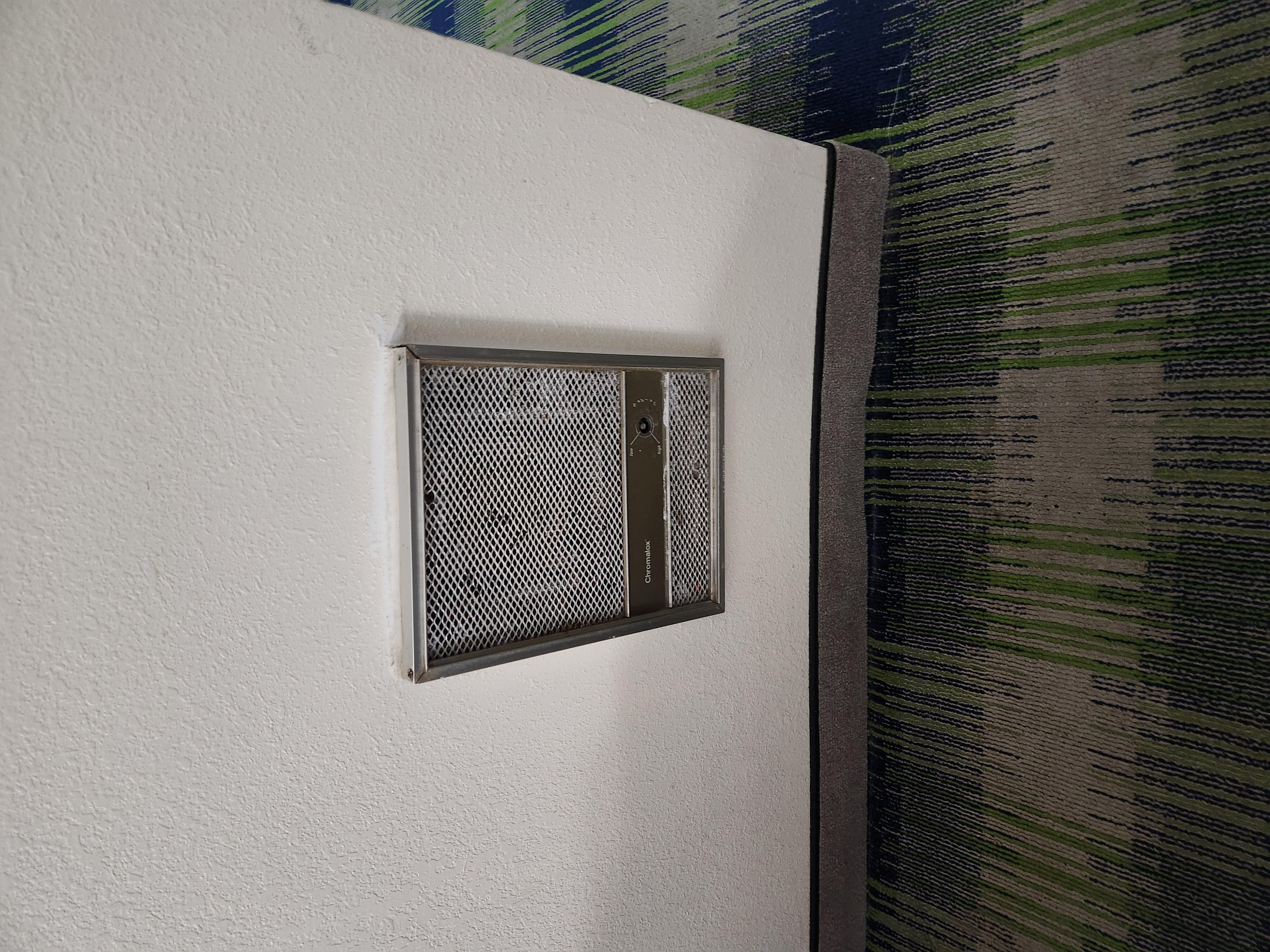 Assumed this is heat but we didn't turn it on.
