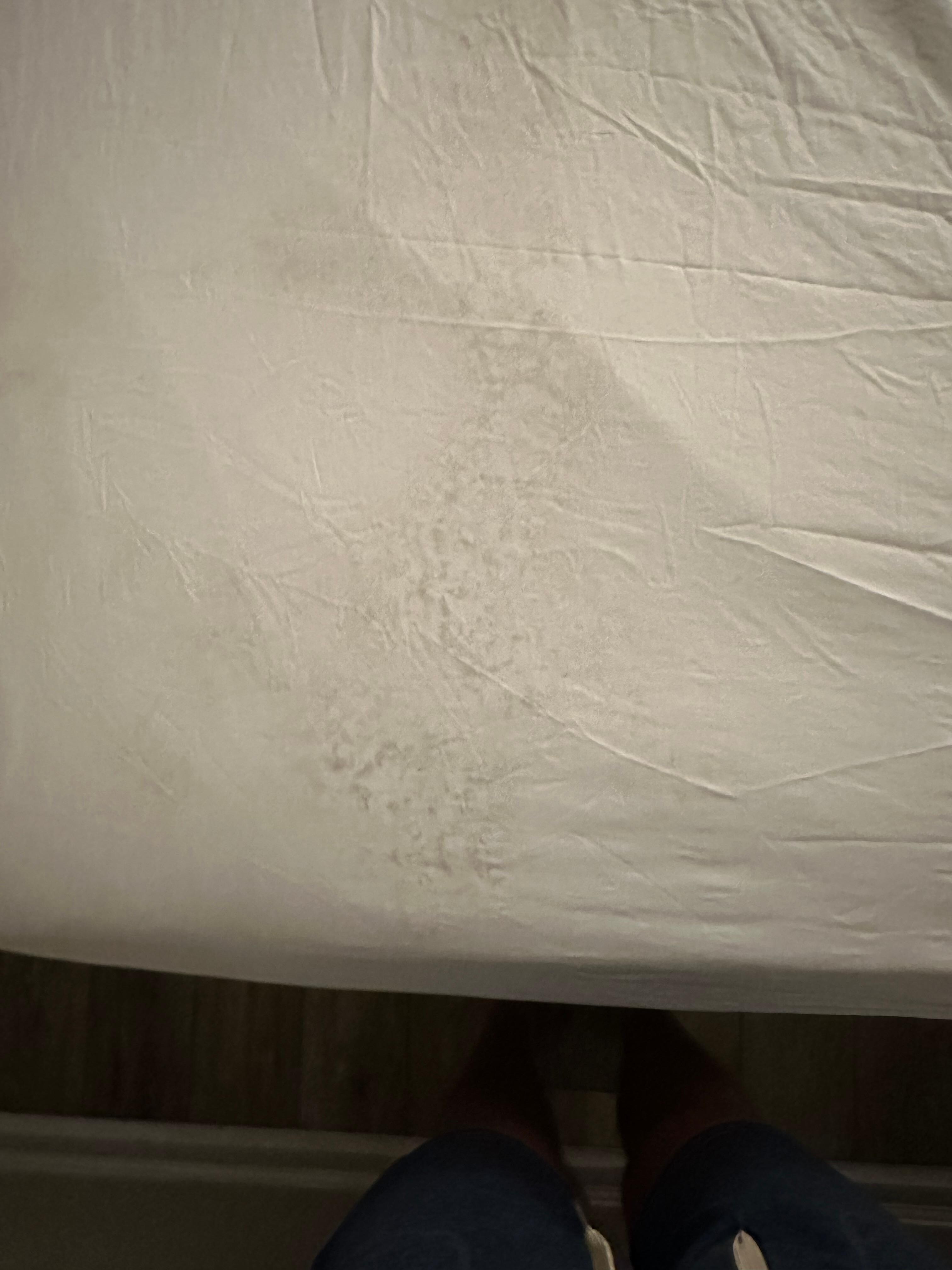 Stains in sheets