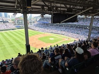 In town for Cubs game.