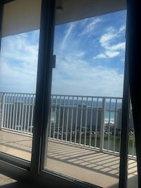 View from master bed.