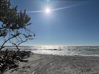 Beach just steps away!