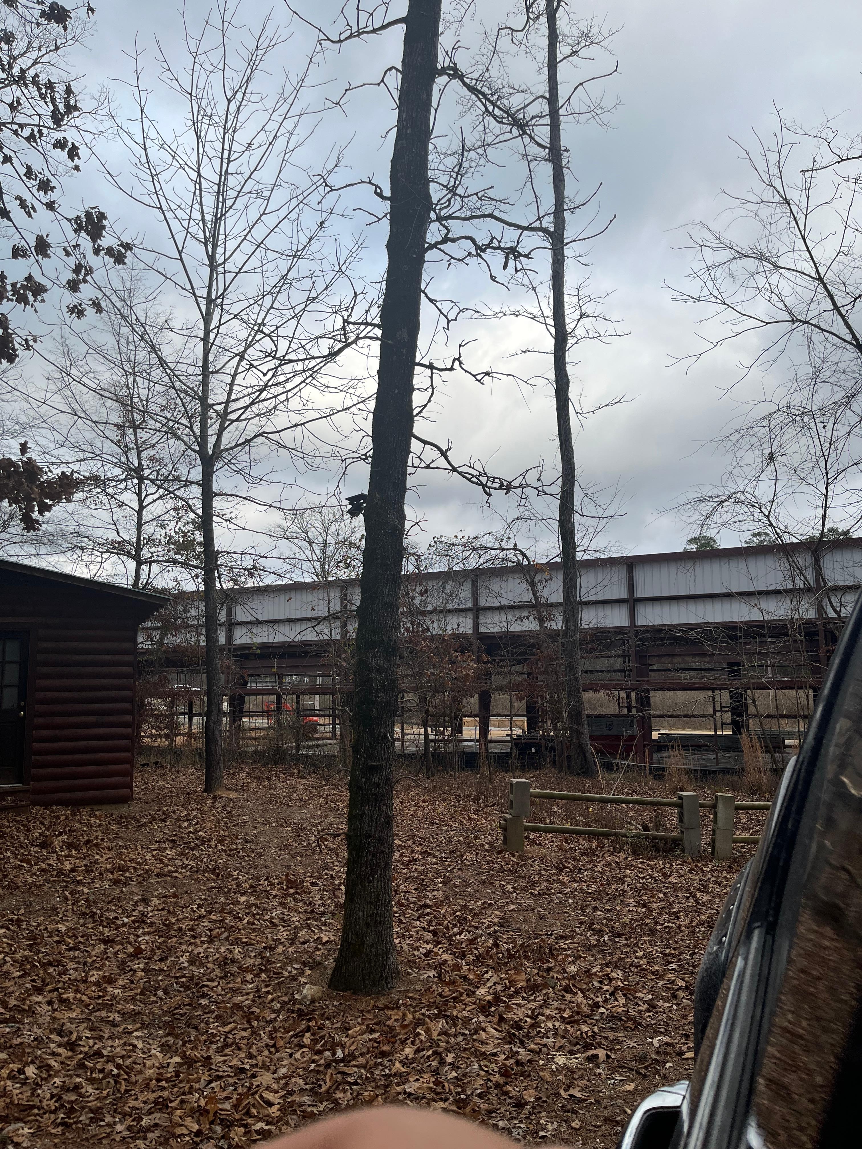 Seems to be construction behind the cabin but wasn’t ongoing during our stay