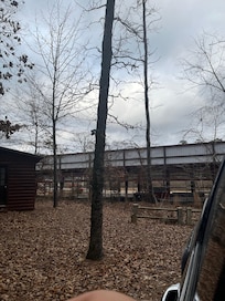 Seems to be construction behind the cabin but wasn’t ongoing during our stay