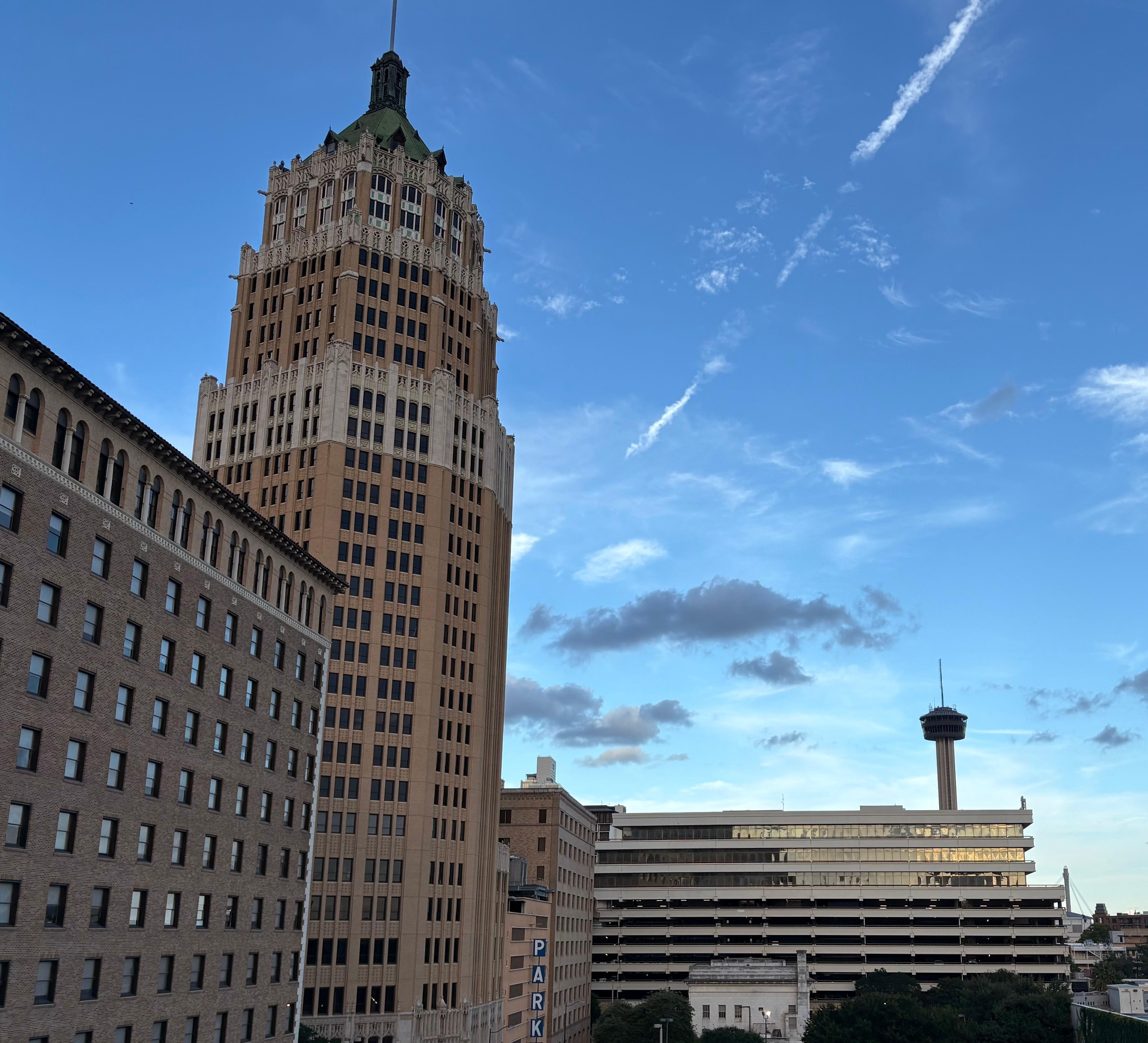 Another downtown view from our balcony. 